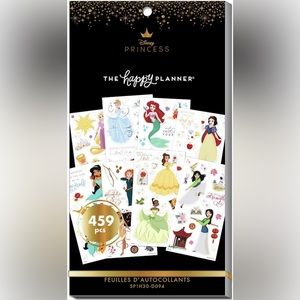 NWT Happy Planner Disney Value Pack Stickers
PRINCESS MAGIC 459 Pcs